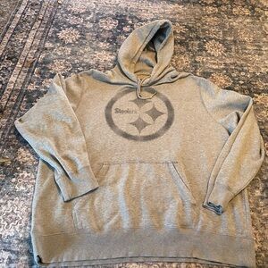 Nike Gray Steelers Hoodie